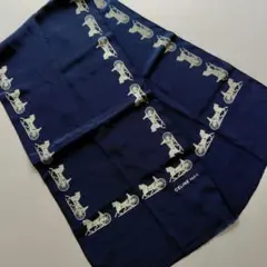 CELINE セリーヌ＊ネイビー ストールのサムネイル