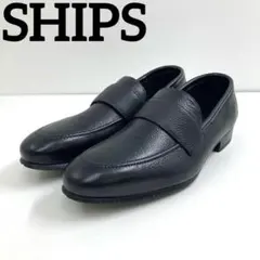 SHIPS シップス　レザーローファー　ブラック　39サイズのサムネイル