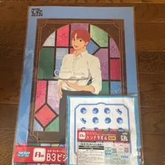 セガ ラッキーくじ ダンダダン A賞 B3ビジュアルポスター D賞 ハンドタオル