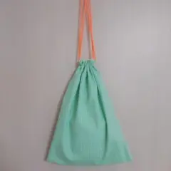 ハンドメイド　巾着袋　体操着袋　給食着袋　体操服袋　体操着入れ　小物入れ　006