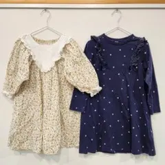【apres les cours】ワンピース2点セット　100cm・110cm