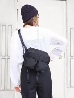 激美品　ポーター　センシズ　ショルダー　バッグ　ウエスト　旅行　ジム　タンカー