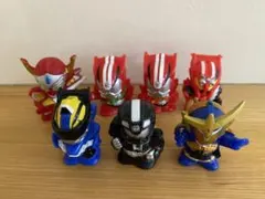仮面ライダー 指人形 マスコット 7体 セット