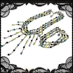 ❣️ビーズロングチョーカー＆ブレスレットセット❣️