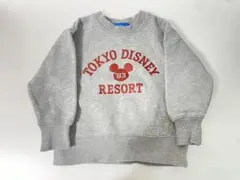 東京ディズニーリゾート ミッキー トレーナー 100cm グレー
