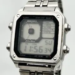 80s セイコー デジボーグ G757-5000 シルバーウェーブ 007モデル