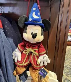 香港ディズニー魔法使いの弟子ミッキーマウスファンダジアぬいぐるみショルダーバッグ