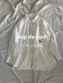 2026年最新】nop de nod カラー：ホワイト系 レディース 長袖 シャツ