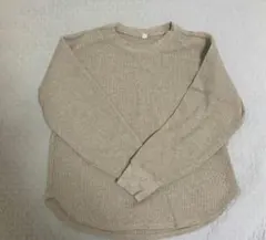 ユニクロ ワッフルクルーネックＴシャツ