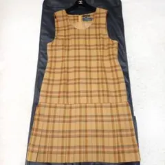 大きいサイズ✨レリアン　13+　ワンピース　タータンチェック　マスタードイエロー