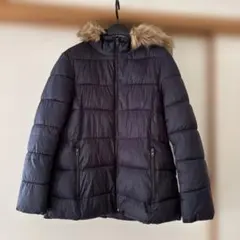 Zara Girls フード付きダウンコート 11/12サイズ