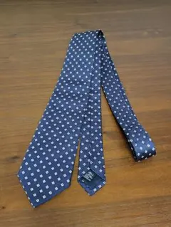 DRAKES ドレイクス BEAMS F ネクタイ 紺 ネイビー ドット シルク DRAKES ドレイクス BEAMS F ネクタイ 紺 ネイビー ドット シルク