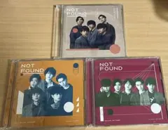 SexyZone NOT FOUND 初回限定盤A、B、通常盤