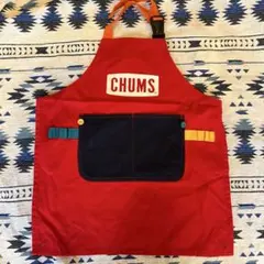 美品 CHUMS キッズ エプロン レッド ポケット付きのサムネイル