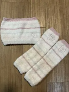 ジェラートピケベビー　腹巻きレッグウォーマー セット