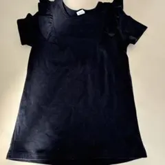 Bee Bee ブラック Tシャツ 150 フリル　Tシャツ　半袖