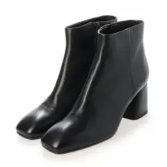 今期 FABIO RUSCONI スクエアトゥレザーブーティ 23cm ブーツ