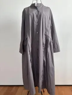 前開きワンピース 長袖