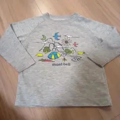 mont-bell アウトドア キャンプ風景 長袖カットソー 100