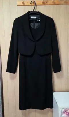 しまむら☆セオリア☆礼服☆7号☆ブラックワンピーススーツ