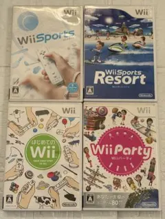 ⭐️24時間以内発送⭐️ Wiiソフトまとめ売り　4本セット　スポーツ　パーティ