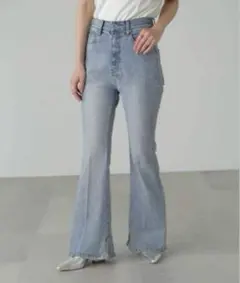 そる 様専用ページ【美品】FREE'S MART内スリットベルボトムデニムパンツ