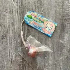 未使用品 愛媛限定 宇和島パール キティ 根付け ストラップ ご当地キティ