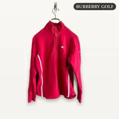 zY370【L】BURBERRY GOLF ポロシャツ ハーフジップ トレーナーのサムネイル