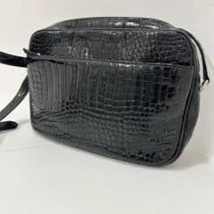 ヤマグチ クロコ シャイニングクロコ jra認定 ブラック - メルカリ