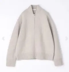 GALERIE VIE ギャルリーヴィー ファインウール ジップアップブルゾン