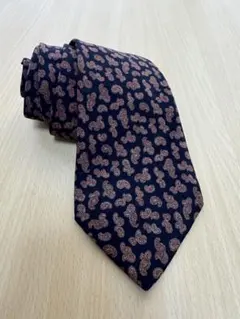 Christian Dior Monsieur ネクタイ ネイビー ペイズリー柄