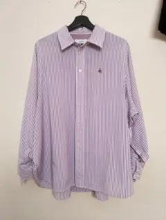 AER ストライプ 長袖シャツ