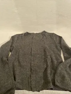 【ALFASPIN 】アルファスピン グレー トップス 長袖 ウール セーターM