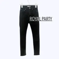 ＃ ROYAL PARTY ハイウエスト スキニーデニム ブラック ☆