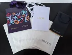 Dior・DECORTÉ・ESTĒE LAUDER ショップ袋　ショッパー