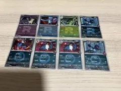 ロケット団　ミラー8枚セット　ロケット団のヤミカラスなど