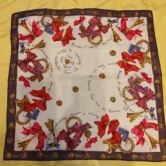 エッフェル塔デザイン ハンカチ　未使用訳あり