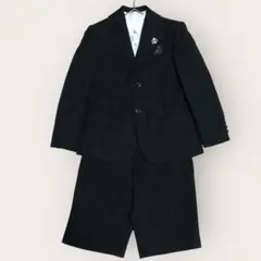 ナカノヒロミチ　フォーマル　男の子　120　セット 卒園式 入学式 黒 半ズボン