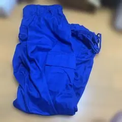 カーゴパンツ　ブルー　L