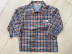 ミキハウス チェック柄 シャツ 80cm