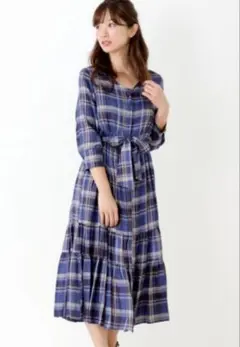 ミッシュマッシュ チェックワンピ