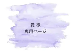 愛 様　専用ページ