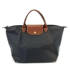 大人気☆ロンシャン☆トートバッグ☆ル プリアージュ☆Mサイズ☆ナイロン☆グレー