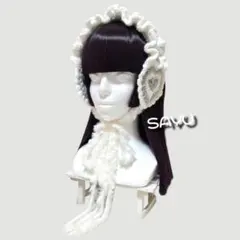 イヤーマフ　ヘッドドレス　編み物　ハンドメイド　サブカル系　天使界隈　ロリータ