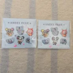 セブンイレブン ナルミヤキャラクターズ ぷっくりシール エンジェルブルー
