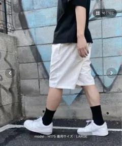 WEGO チノショートパンツ ホワイトのサムネイル