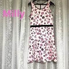 ミリー　ピンクジュエリー柄ワンピースのサムネイル