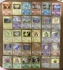 ポケモンカード 旧裏 まとめ売り ミョウ、カイリュー等キラカード30枚のサムネイル