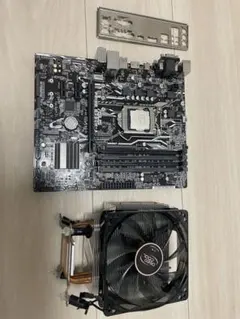 マザーボード、CPU、ファンのセット