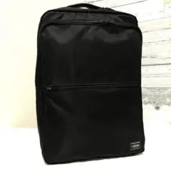 未使用級✨ PORTER ポーター タイム リュック バックパック 黒 A4可 未使用級✨ PORTER ポーター タイム リュック バックパック 黒